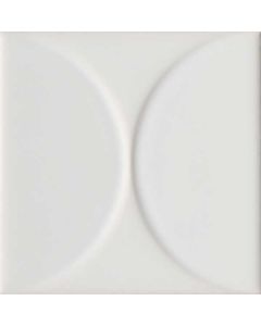 Mosa 16904-1010 Classics Kho Liang Ie Collection white pattern gloss 10x10 7,8mm