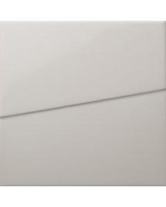 Mosa Murals Lines 36510 Wandtegel 15X15cm Bright White 7mm Glans