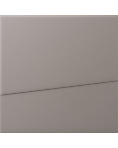 Mosa Murals Lines 36020 Wandtegel 15X15cm Mid Warm Grey #4 7mm Mat